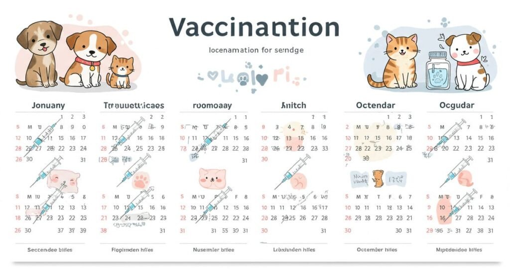 Cuidados com Filhotes de Cachorro: Guia Completo - Alimentação, Saúde e Dicas Práticas 5 Calendário de vacinas para filhotes de cachorro